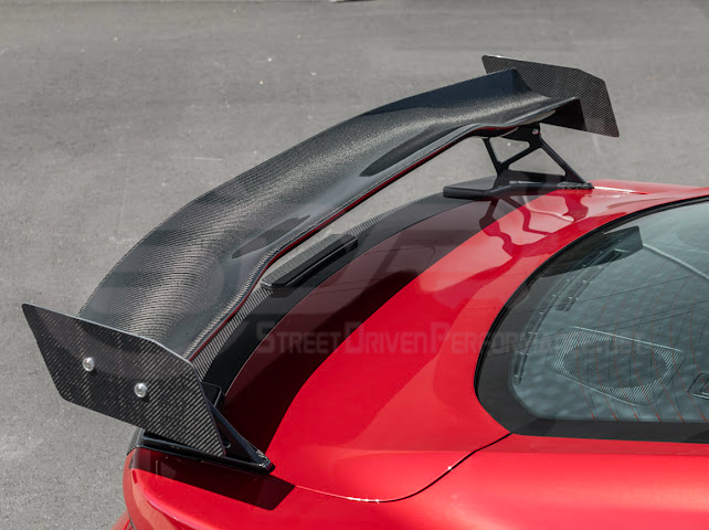 2024-UP FORD MUSTANG S650 COUPE | APR STYLE CARBON FIBER REAR HIGH WING SPOILER